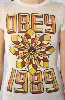 Obey The Future Flower Fitted Crew Tee