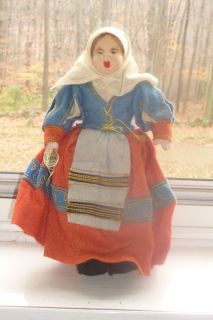 Eros SARDEGNA Vintage Costume Ethnic Doll Of Italy 9 Florence