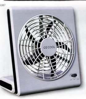 O2 Cool Brand Battery Operated Electric Portable Fan 1145