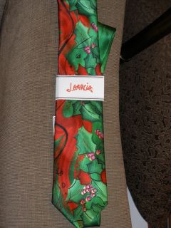  Garcia 100 Silk Christmas Tie Butterfly Study Collection Fifty Six NWT