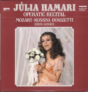 Julia Hamari Operatic Recital Ervin Lukacs LP VG NM