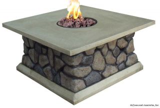 Bond 67050 Tuscan Ridge LP Fireplace Fire Pit Table