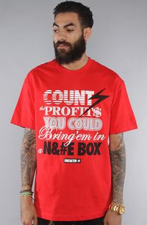 Sneaktip The Counts The Profit Tee in Red