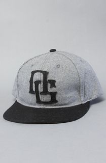 Obey The Sandlot OG Snapback Cap in Heather Grey Black