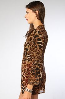  the matt throw over animal open blouse in leopard sale $ 26 95 $ 78 00