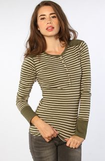 Lifetime Collective The Striped Her Henley in Capers