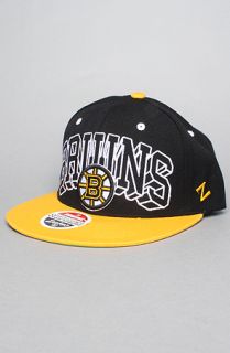 Capital Sportswear The Bruins Blockbuster Snapback Hat in Black Yellow