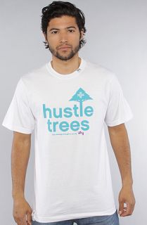 LRG Core Collection The Core Collection Four Tee in White Turquoise