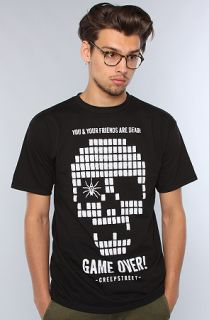 Creep Street The Game Over Tee in Black