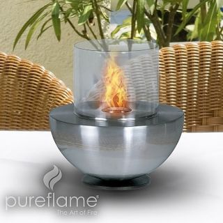 Pureflame Spherical Glass Personal Bio Fuel Fireplace SGF001