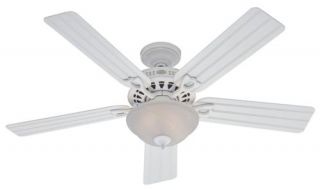 Hunter Beachcomber 52 Ceiling Fan Model 22462 in White with