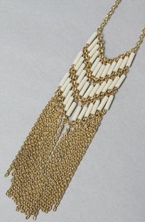Accessories Boutique The Triple Layer Necklace in White  Karmaloop