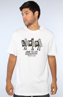 LRG The Fellow Flashers Tee in White Concrete