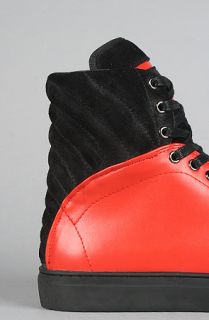Android Homme The Propulsion 25 Sneaker in Red Black