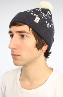 Altamont The Fridaze Beanie in Navy Concrete