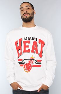 Mitchell & Ness The Miami Heat Sweatshirt in White