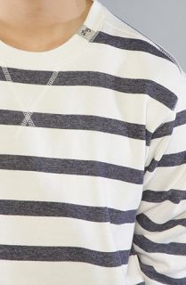  core collection striped crewneck sweatshirt in white sale $ 27 95 $ 79