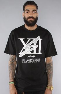 Sneaktip The Sharpie Logo Roman XII Tee in Black