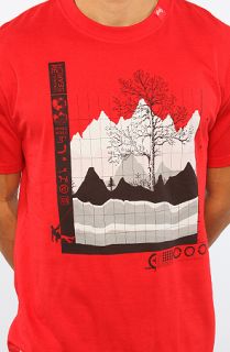 lrg the infinite growth tee in red sale $ 9 95 $ 28 00 64 % off