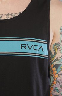 RVCA The Wrightwood Tank in Black Concrete