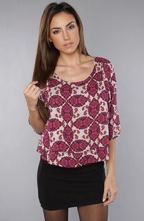 LA Boutique The Gabrielle Crop Top in Boysenberry