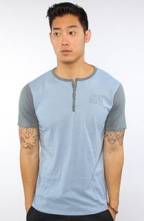 Analog The AG Weaver Henley in Marine Heather