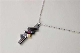 New Final Fantasy XIII   Silver Lightning Pendant Necklace Cubic
