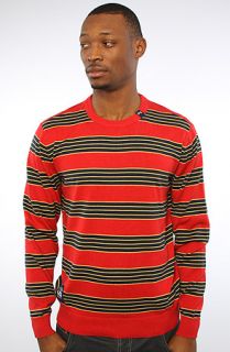 LRG The Smokey Ridge Sweater in Red Concrete