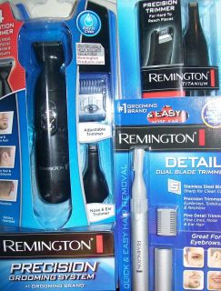 PIECE SET OF REMINGTON GROOMING SYSTEM, DETAIL TRIMMER AND PRECISION
