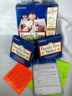 FAMILY TREE MAKER VERSION 7. 20 CD SET. ALL CONTENTS NEW AND STILL