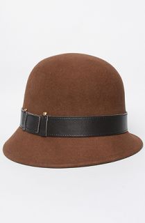 deLux The Sovereign Hat in Chocolate Concrete