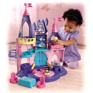 Fisher Price Little People Disney Princess Musical Songs Palace Castle