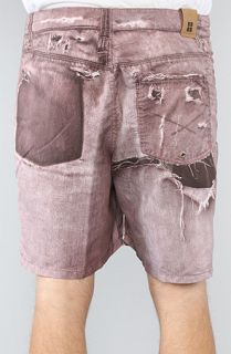 Insight The Stone Free Boardshorts in Washed Burgundy