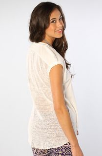 LA Boutique The Nuts About Net Top in White