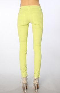 Free People The Skinny Cord in Neon Lime