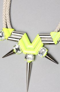 nOir The Highlight Spike Neon Necklace