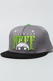 NEFF The Court Cap in Grey Black Concrete