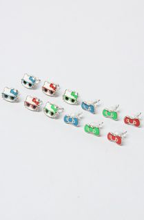 Loungefly The Hello Kitty So Chill 6 Pack Stud Earrings  Karmaloop