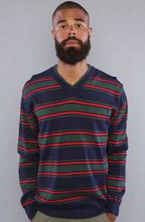 Jed Clothing The Valjean Striped VNeck Sweater