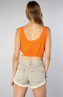 Vintage Boutique The Black Dot Crop Top