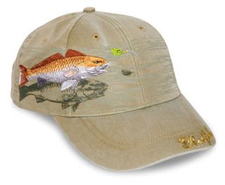  Redfish Cap Fishing Hat Detailed Embroidery