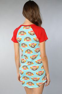 Paul Frank The Raglan Sleepshirt in Blue Red