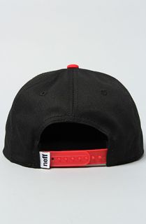 NEFF The Quest Cap in Black Rasta Concrete