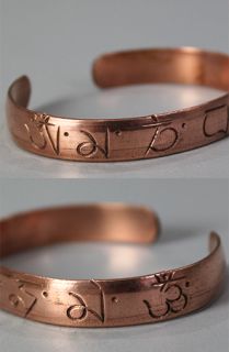 bmc handmade om mani bracelet copper $ 45 00 converter share on tumblr