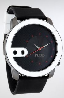 Flud Watches The Exchange Watch in White Black Red