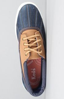 Keds The Champion Ducky Sneaker in Navy and Camel