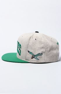 Mitchell & Ness The Philadelphia Eagles Basic Arch Snapback Hat in