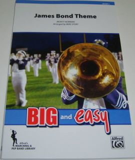 Marching Pep Band Music James Bond Theme Grade 2 Easy