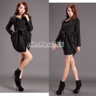  Fashion Korea Lady Womens Warm Slim Fit Coat Outwear Overcoat