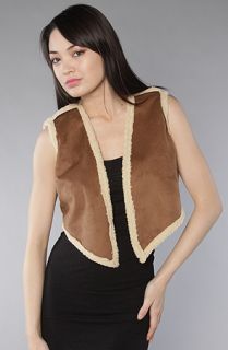 Rojas The Suede Sheepskin Vest Concrete